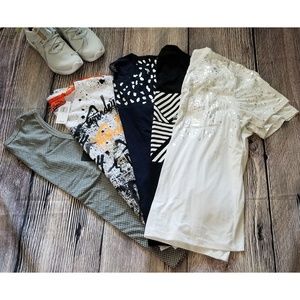 Bundle of 5 Men's  Fashion Nike and INC Tees sz L